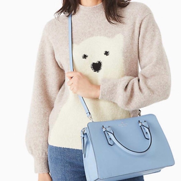 Kate Spade New York Mulberry Street Lise Satchel Leather Handbag - Picture 2 of 10